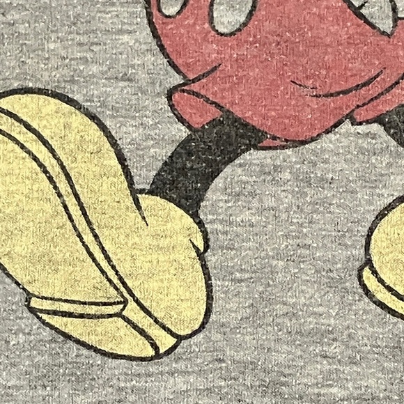 Disney Mickey Mouse vintage look Gray Sweatshirt women’s size large - Picture 14 of 14